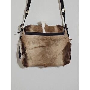 Diane Gail Springbok Antelope Fur Leather Purse Double Handle Bag----Read